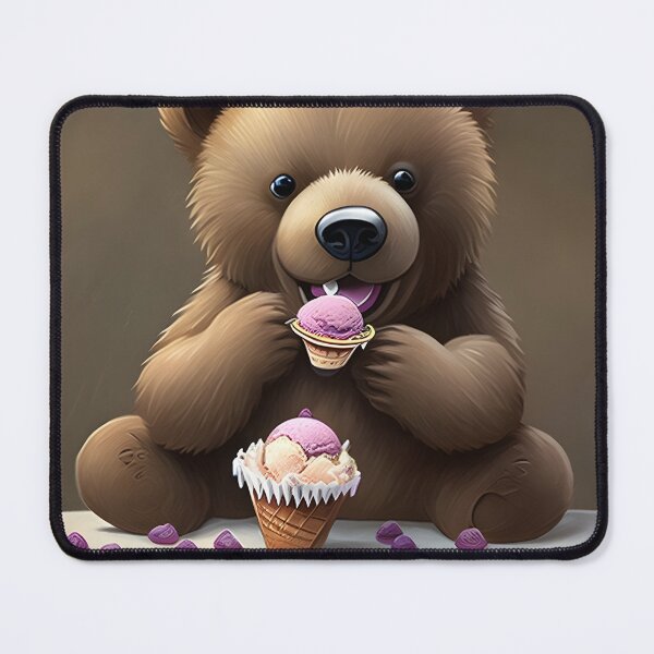 Item preview, bear eat ice cream designed and sold by novmasao.