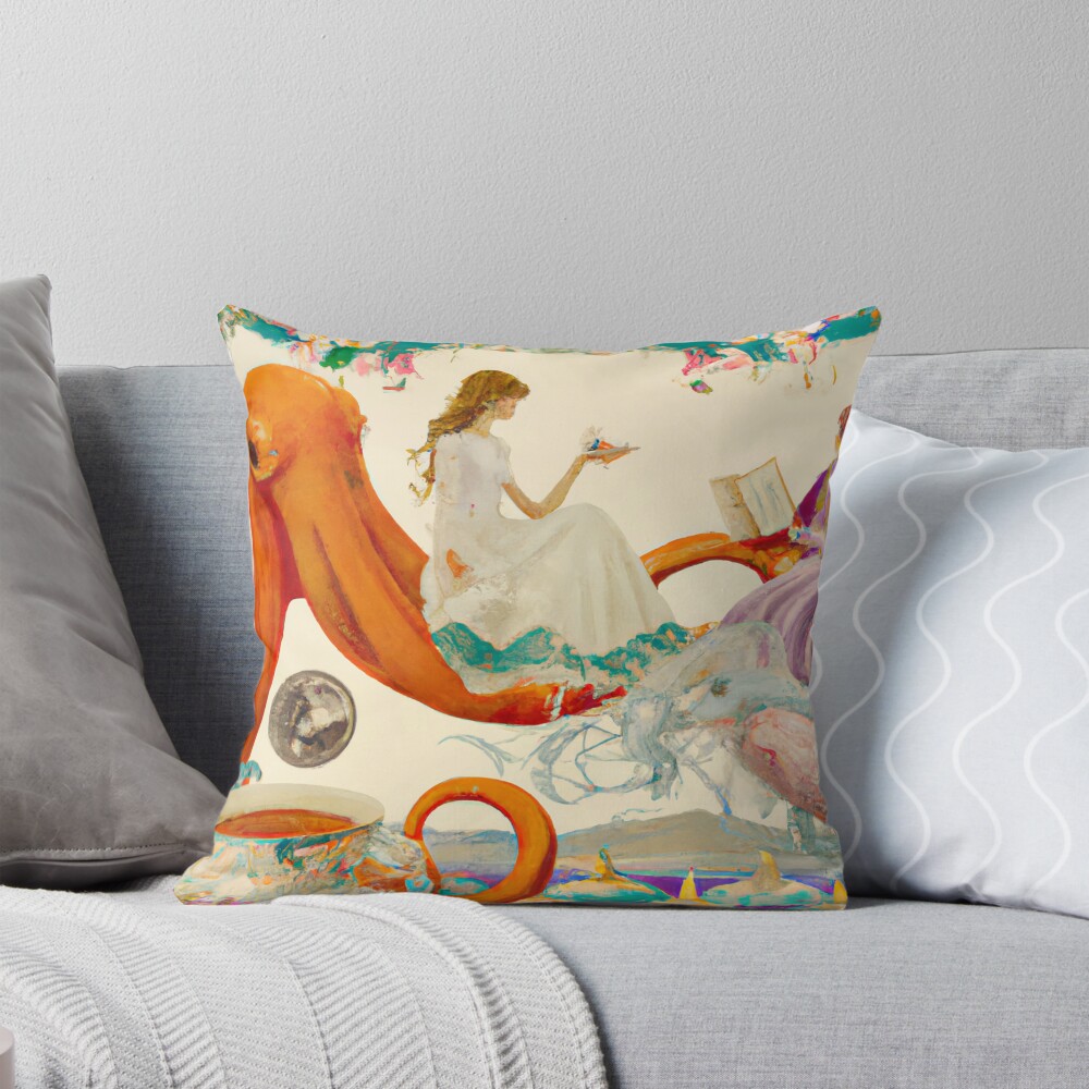 Item preview, Throw Pillow designed and sold by LPJART.