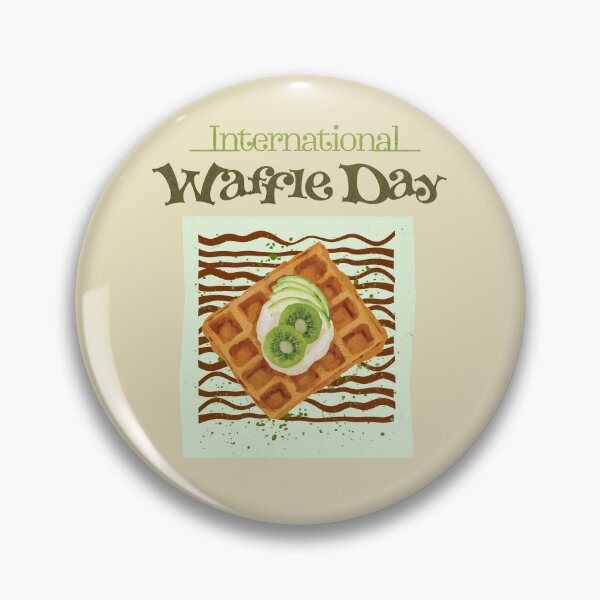 Item preview, International Waffle Day designed and sold by SimplyMe-Plus.