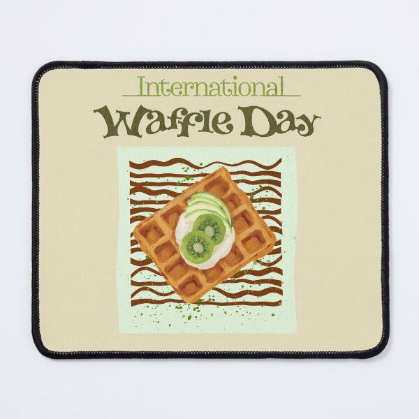 Item preview, International Waffle Day designed and sold by SimplyMe-Plus.