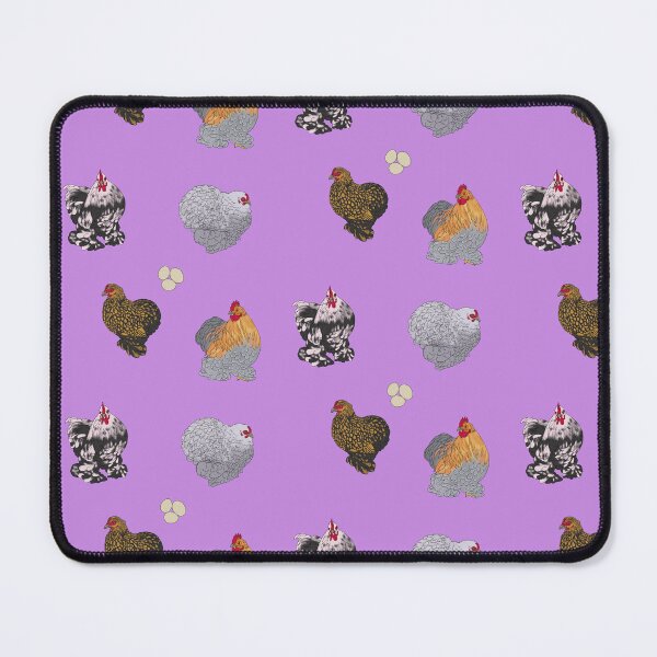 Item preview, Cochin Pekin Bantams Pattern Purple designed and sold by Ashley Gagnon.