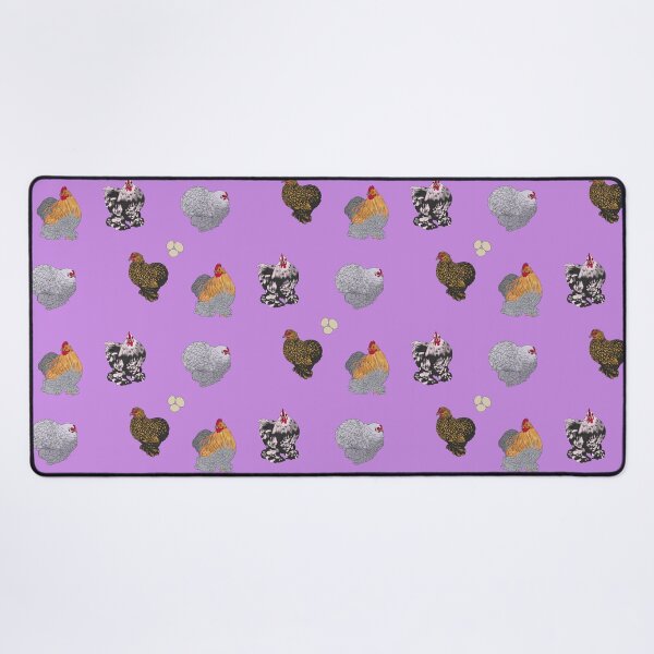 Item preview, Cochin Pekin Bantams Pattern Purple designed and sold by Ashley Gagnon.