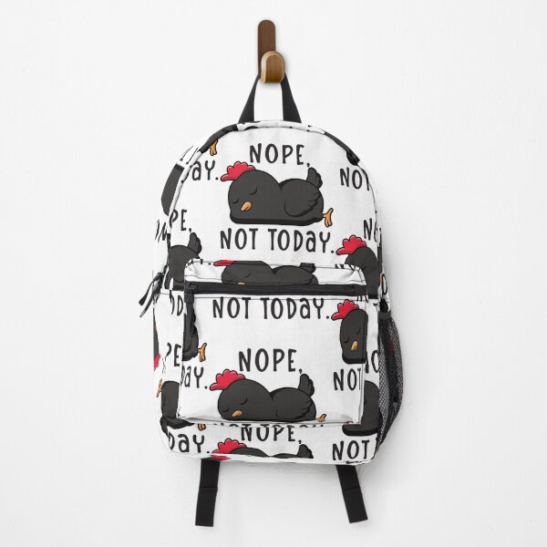 Item preview, Nope, Not Today Sleeping Black Chicken Design designed and sold by designsmostfowl.