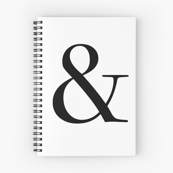 Item preview, Ampersand symbol with black text designed and sold by theted4.