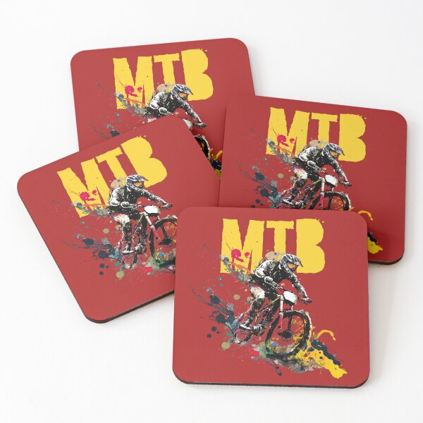 Item preview, Get Your Shred On: Unleash Your Inner Mountain Biker with Our Sick Apparel and Homeware Collection! designed and sold by ThePurpleMelon.