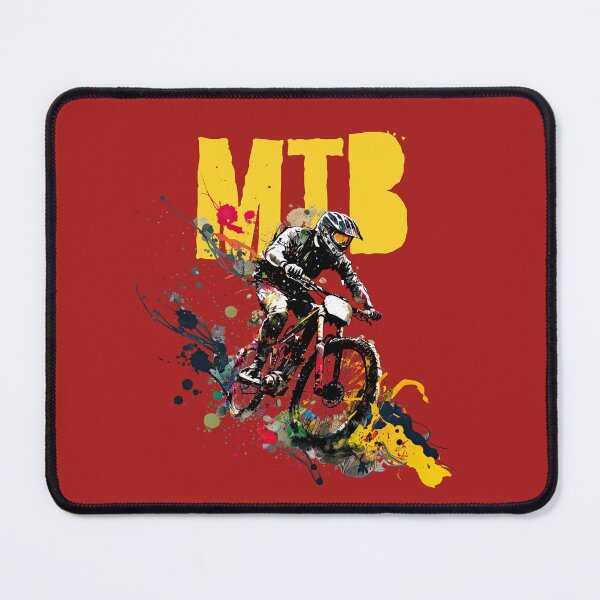 Item preview, Get Your Shred On: Unleash Your Inner Mountain Biker with Our Sick Apparel and Homeware Collection! designed and sold by ThePurpleMelon.