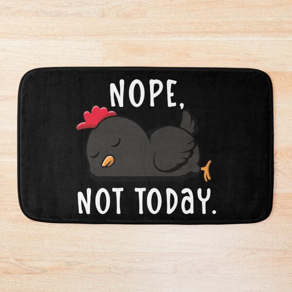 Item preview, Nope, Not Today Sleeping Black Chicken Dark Color Design designed and sold by designsmostfowl.