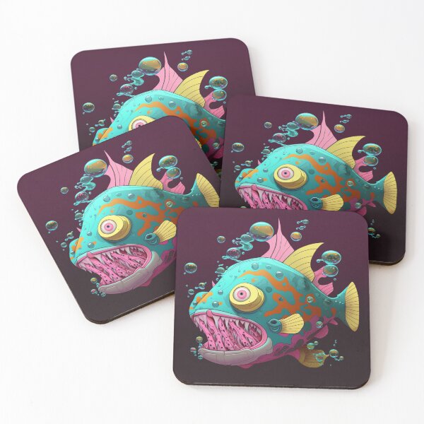 Item preview, Bruxish, the Colorful Psychic Fish in murky waters! designed and sold by Frocentric.