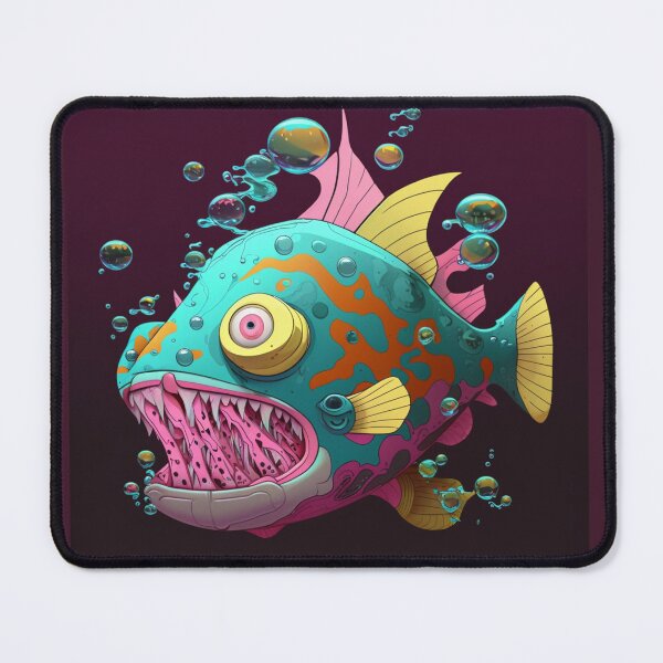 Item preview, Bruxish, the Colorful Psychic Fish in murky waters! designed and sold by Frocentric.