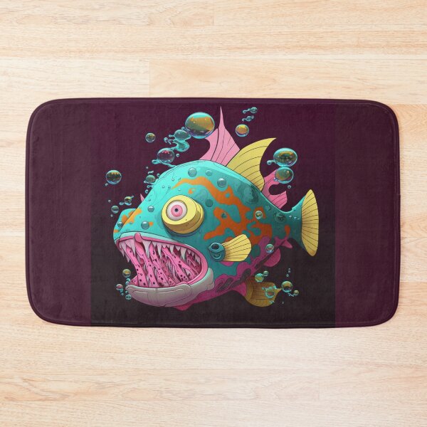 Item preview, Bruxish, the Colorful Psychic Fish in murky waters! designed and sold by Frocentric.
