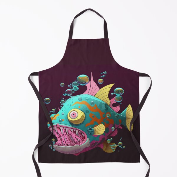 Item preview, Bruxish, the Colorful Psychic Fish in murky waters! designed and sold by Frocentric.