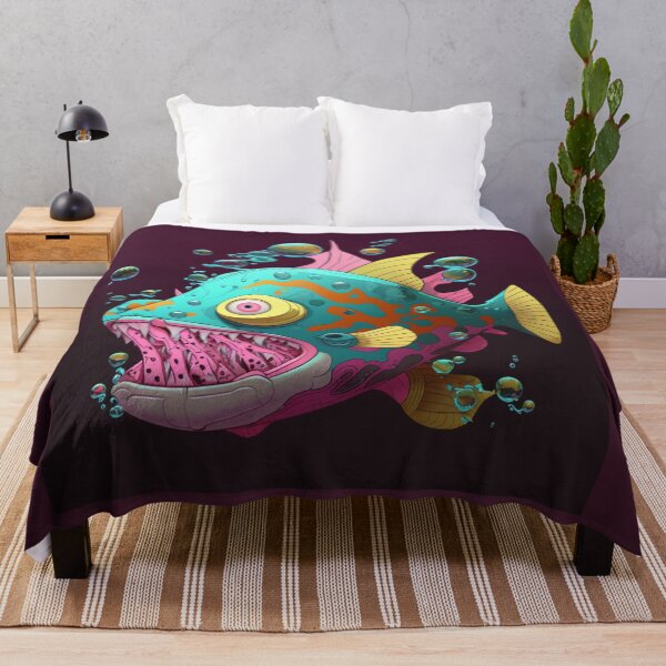 Item preview, Bruxish, the Colorful Psychic Fish in murky waters! designed and sold by Frocentric.