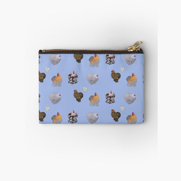 Item preview, Cochin Pekin Bantams Pattern Blue designed and sold by Ashley Gagnon.