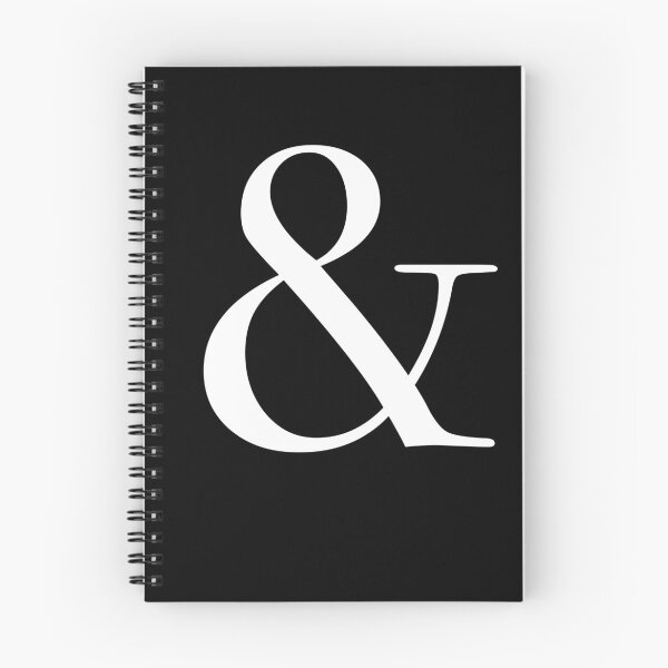 Item preview, Ampersand symbol white text designed and sold by theted4.