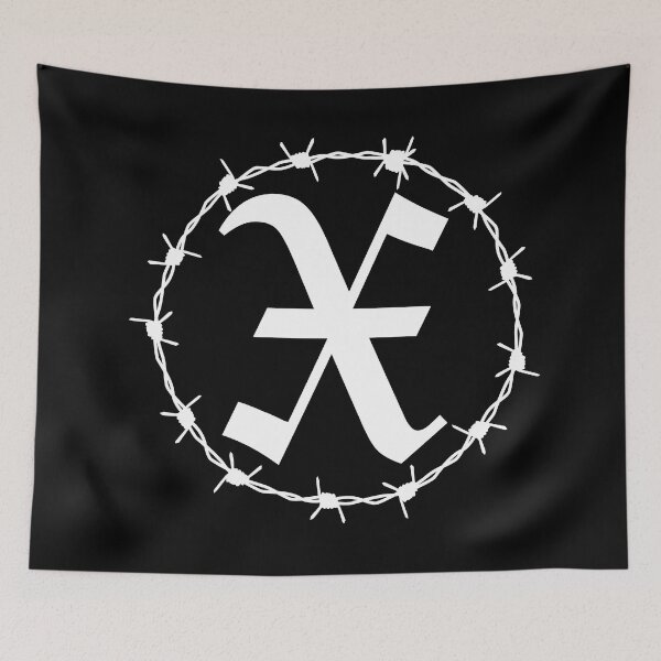 Item preview, X Cross Saint Andrew Barbed Wire Gothic designed and sold by thecamphillips.