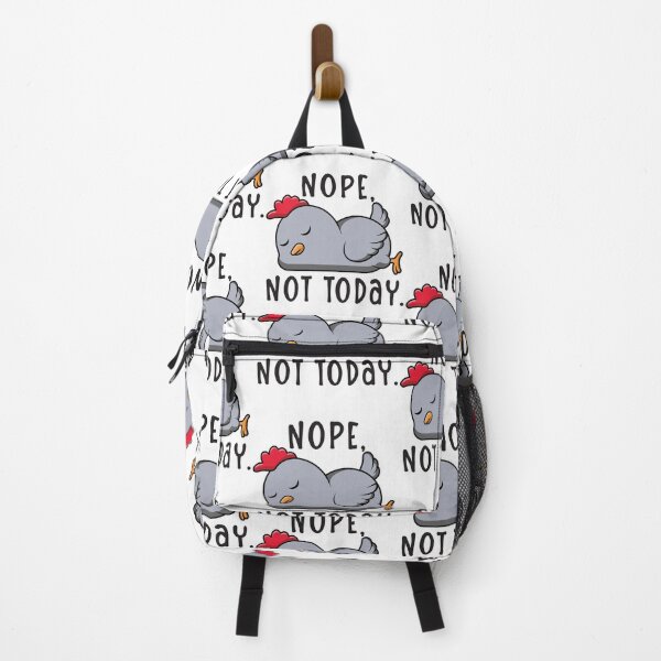 Item preview, Nope, Not Today Sleeping Blue Chicken Design designed and sold by designsmostfowl.