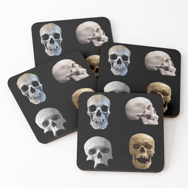 Item preview, 4 Human Skulls designed and sold by BluenoseArt.