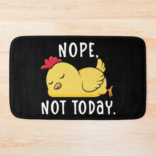 Item preview, Nope, Not Today Sleeping Blue Chicken Dark Color Design designed and sold by designsmostfowl.