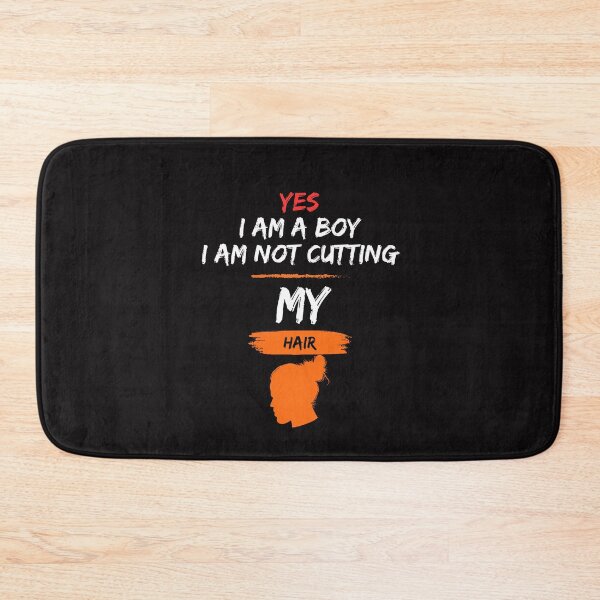 Item preview, Yes, I Am A Boy. No, I'm Not Cutting My Hair designed and sold by CREATIVELEANS ⭐️⭐️⭐️⭐️⭐️.