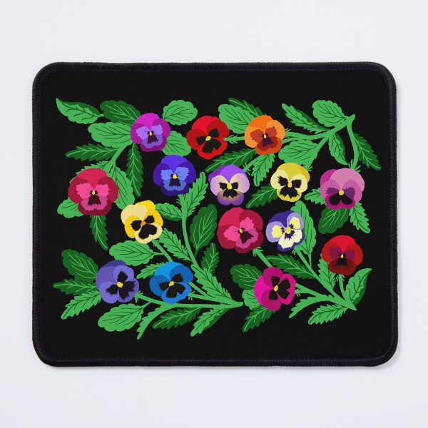Item preview, Colorful pansy flowers designed and sold by Jennifer Ladd.