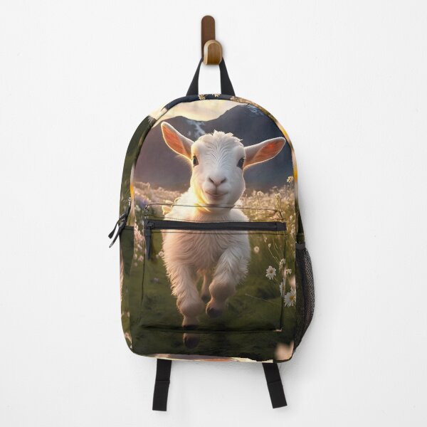 Item preview, Happy lamb in the meadow designed and sold by AdamPolak.