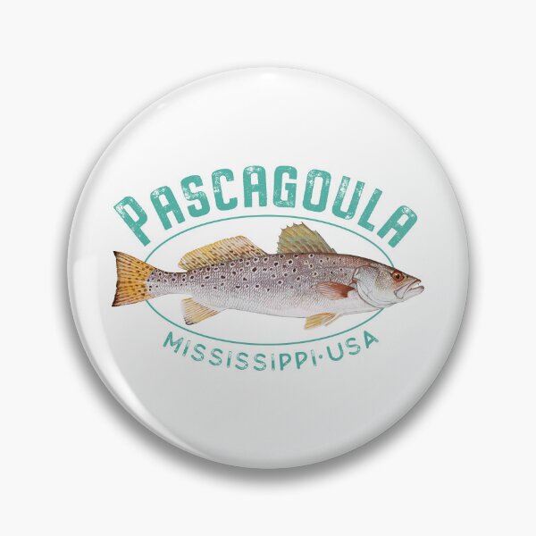 Item preview, Pascagoula Mississippi Sea Trout Design designed and sold by Futurebeachbum.