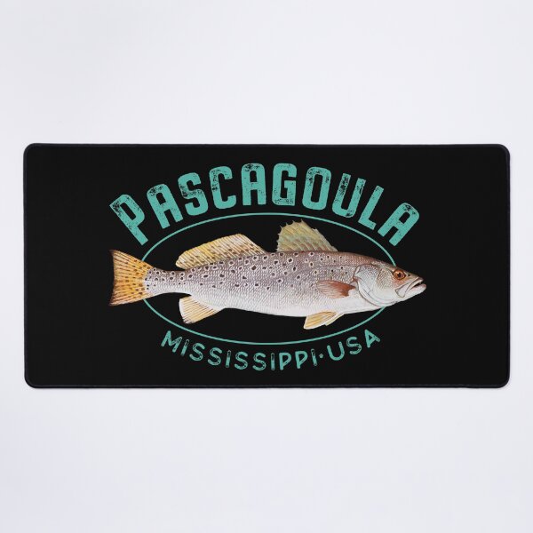 Item preview, Pascagoula Mississippi Sea Trout Design designed and sold by Futurebeachbum.