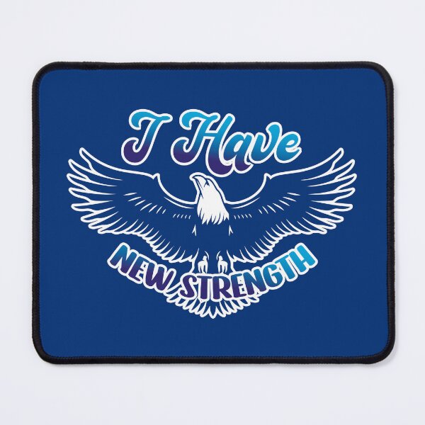 Item preview, I have new strength - A christian Design in solid color designed and sold by berea.cl.