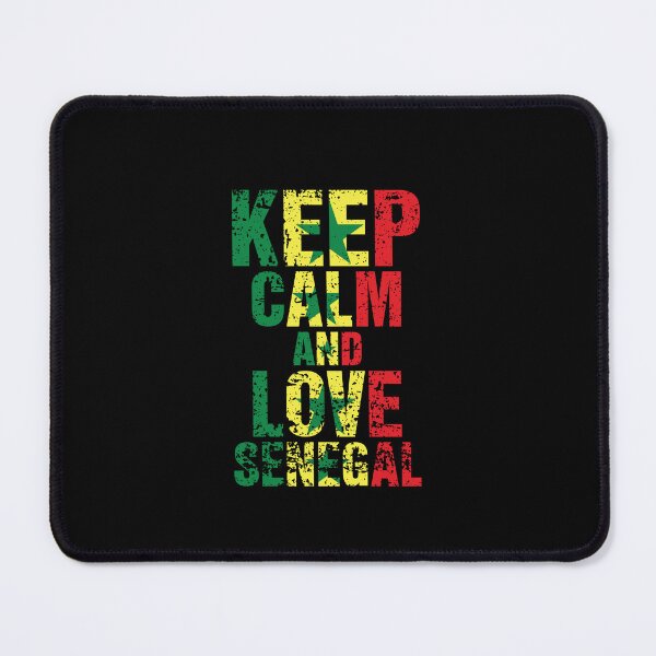 Item preview, Vintage distressed Senegal quote "Keep calma and love Senegal". designed and sold by paulo silveira.