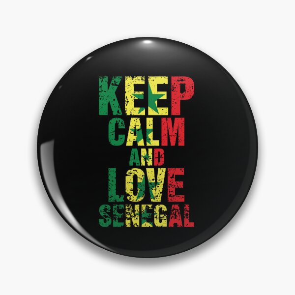 Item preview, Vintage distressed Senegal quote "Keep calma and love Senegal". designed and sold by paulo silveira.