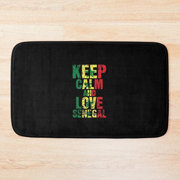 Item preview, Vintage distressed Senegal quote "Keep calma and love Senegal". designed and sold by paulo silveira.