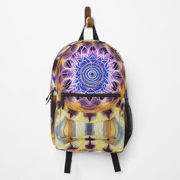 Item preview, "Sacred Vision Mandala #4" A Stunning Piece of Art Combining Sacred Geometry and Visionary Art designed and sold by Nirou-Art.
