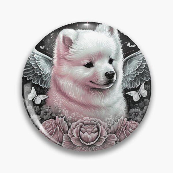 Item preview, Samoyed  Angel Memorial designed and sold by Nocturne  Paws.