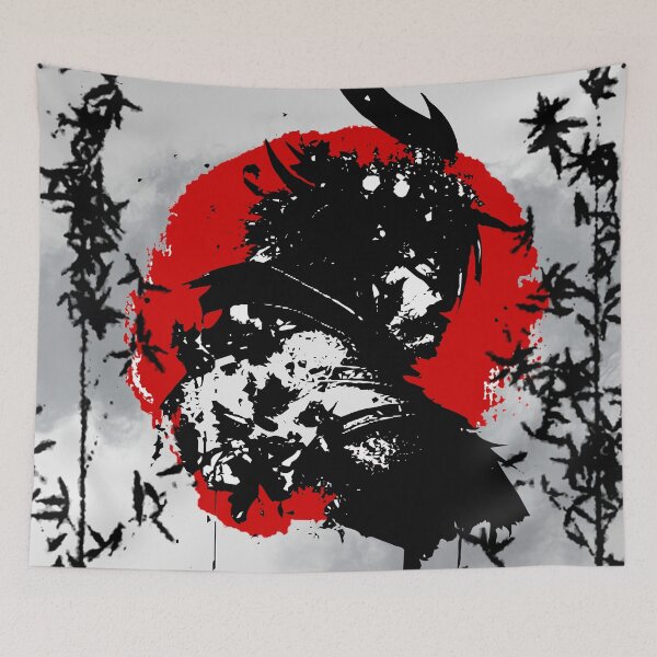 Item preview, Samurai Ink Drawing designed and sold by WowArtMania.