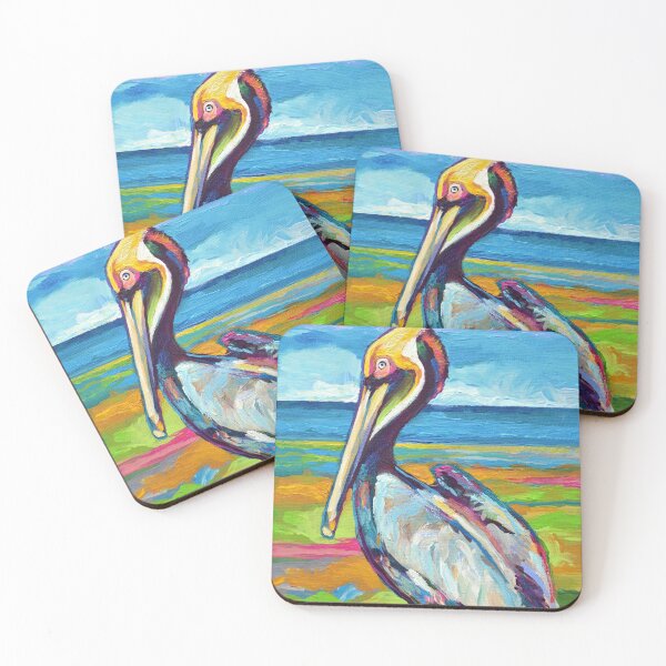 Item preview, Colorful St Pete Pelican designed and sold by RobertPhelpsArt.