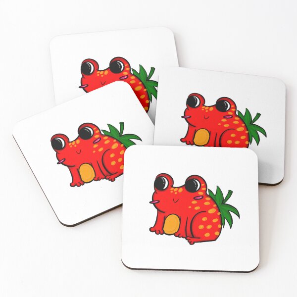 Item preview, Strawberry frog designed and sold by The Ginger  Grove Co.