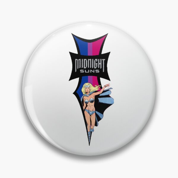 Artikelvorschau, Jennifer Kale Bisexual Pride Midnight Suns Logo entworfen und verkauft von Midnightbloodstone.