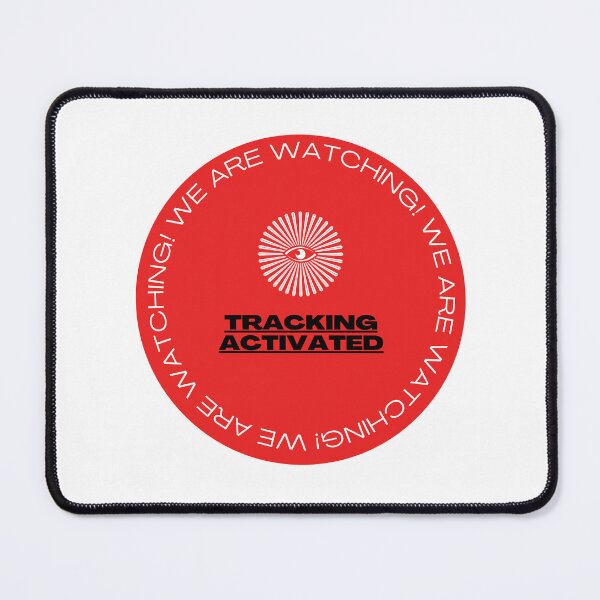 Item preview, Tracking Device Warning We Are Watching Eye designed and sold by GSquaredDesigns.