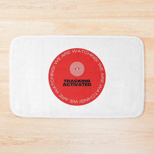 Item preview, Tracking Device Warning We Are Watching Eye designed and sold by GSquaredDesigns.