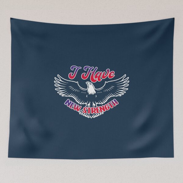 Item preview, I have new strength - A christian Design in gradient color designed and sold by berea.cl.