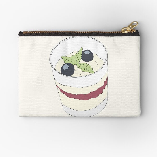 Blueberry Pudding Cake Zipper Pouch