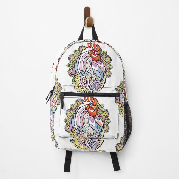 Item preview, Pastel Colored Mandala Chicken designed and sold by designsmostfowl.
