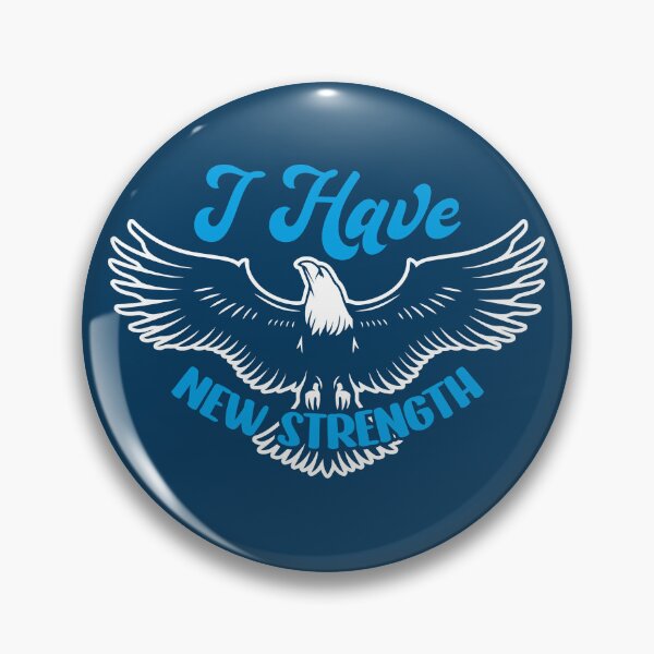 Item preview, I have new strength - A christian Design in solid color designed and sold by berea.cl.