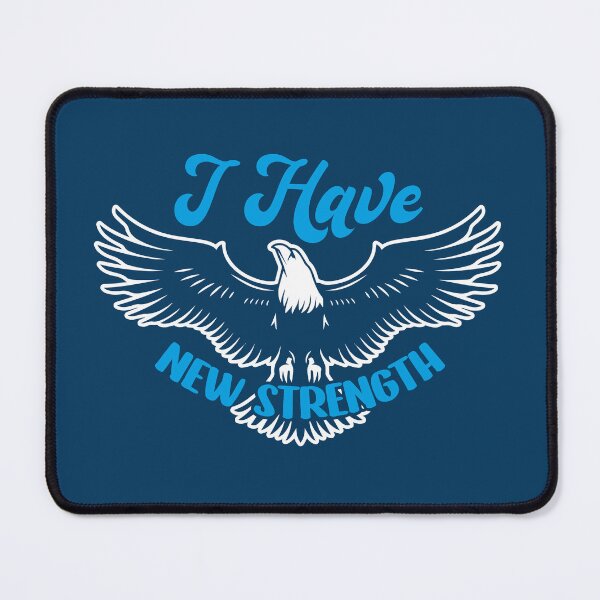 Item preview, I have new strength - A christian Design in solid color designed and sold by berea.cl.