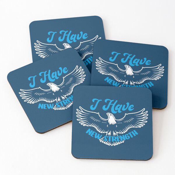 Item preview, I have new strength - A christian Design in solid color designed and sold by berea.cl.