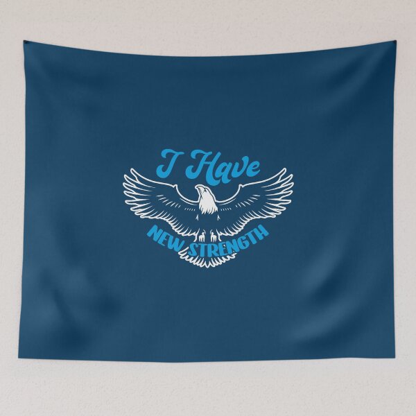Item preview, I have new strength - A christian Design in solid color designed and sold by berea.cl.