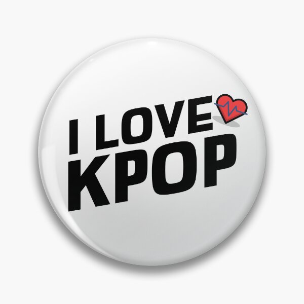 Item preview, I LOVE KPOP | Gift for Kpop Fans | Hallyu Merch designed and sold by Wishful Thinking.