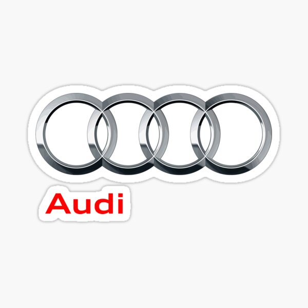 Logo Audi by Gaetano Lia  Download free STL model  Printablescom