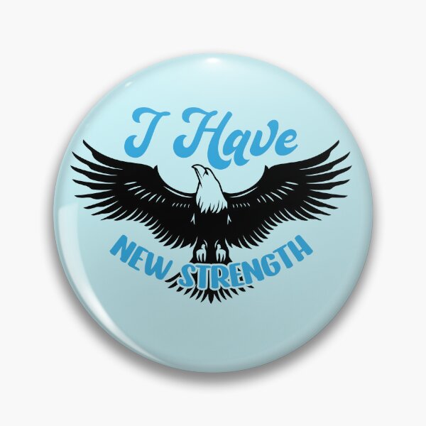 Item preview, I have new strength - A christian Design in solid color designed and sold by berea.cl.