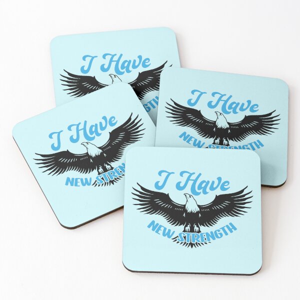 Item preview, I have new strength - A christian Design in solid color designed and sold by berea.cl.